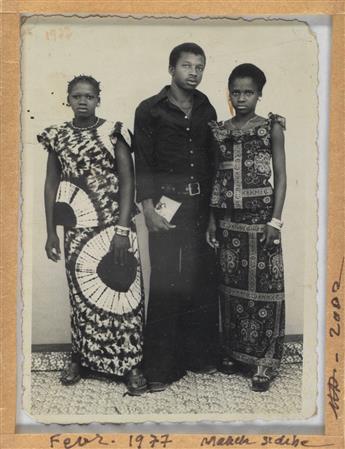 MALICK SIDIBÉ (1936-2016) Suite of 25 lively photographs depicting intimate studies of women; handsome couples and families; gorgeous d